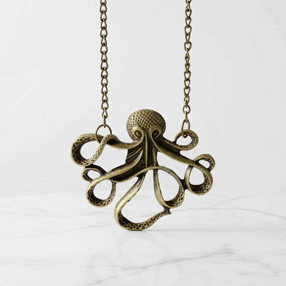 Ladies Trendy Octopus Necklace 5$